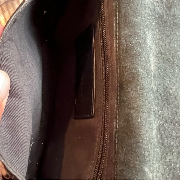 CLUB MONACO Calf Hair Polka Dot Clutch - Picture 11 of 11